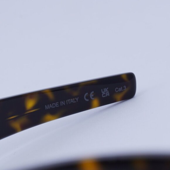Saint Laurent SLM140 003 Sunglasses Havana Rectangle Frame, Grey Lenses main image 4